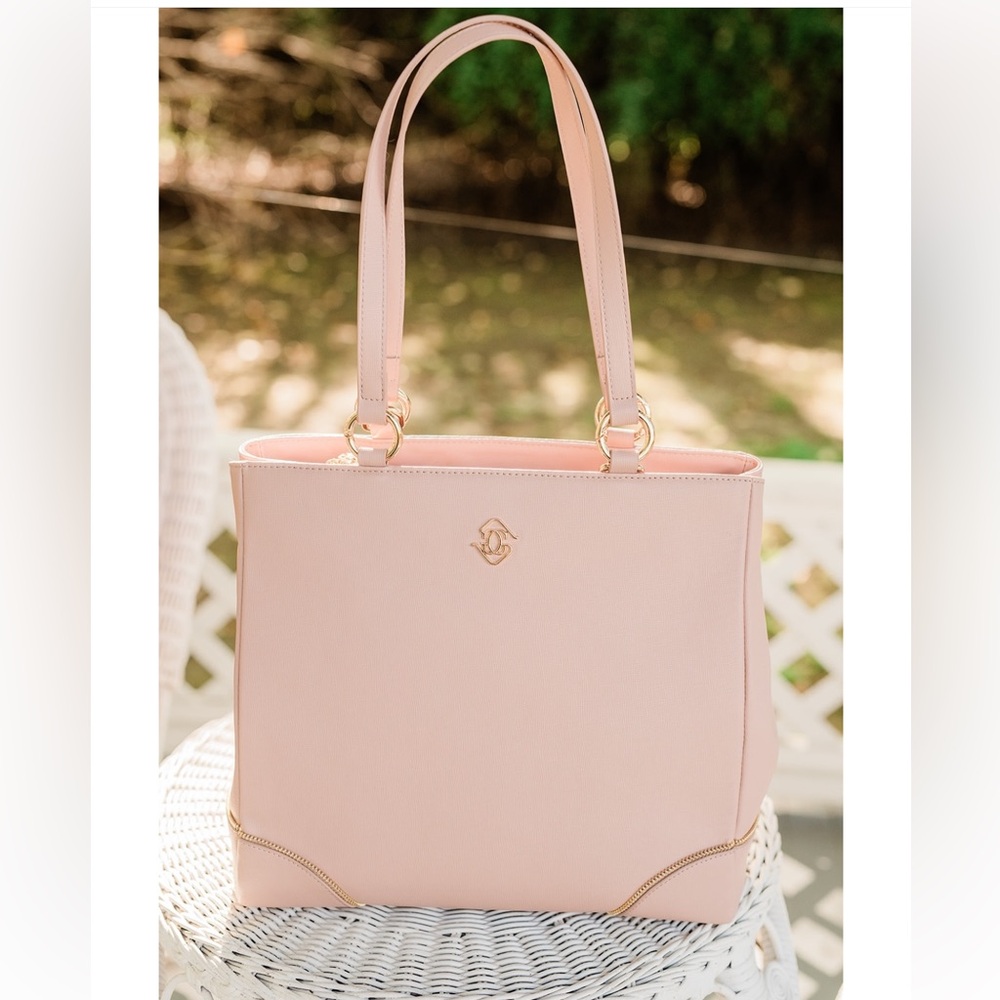 Glass Ladder & Co Michelle Tote Bag – Blush/Oat